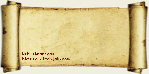 Vasilija Perošević vizit kartica